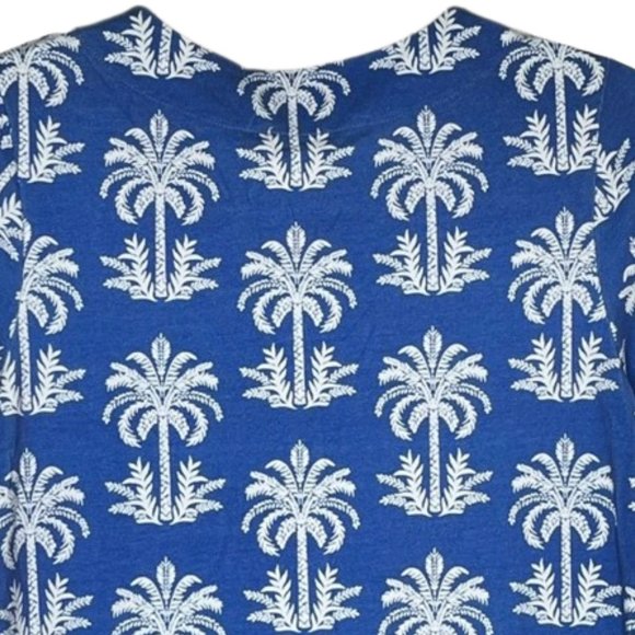 Spartina 449 Island Fringe Dress Blue Oyster Sheath - XS - Picture 6 of 12